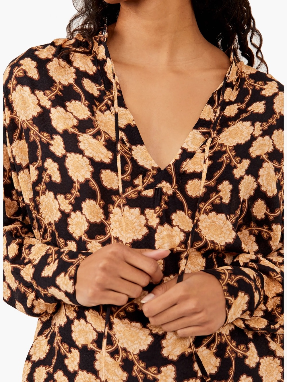 Free People Mia Tunic Blouse -Read